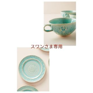 アンソロポロジー(Anthropologie)のAnthropologie
Old Havana  ブレッドプレート+カップ(食器)