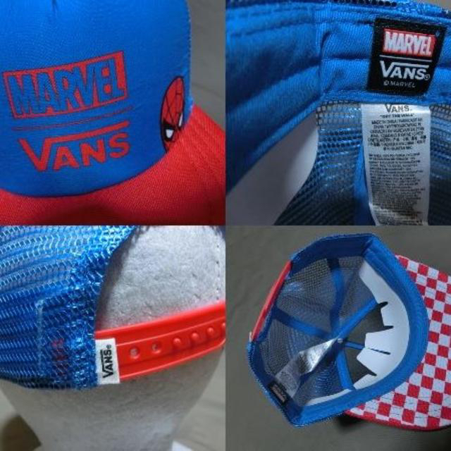 VANS(ヴァンズ)の激レア【VANS X MARVEL】SPIDER-MANメッシュCAP メンズの帽子(キャップ)の商品写真