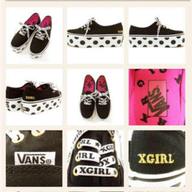 X-girl(エックスガール)の新品Xgirl×VANS コラボ レディースの靴/シューズ(スニーカー)の商品写真