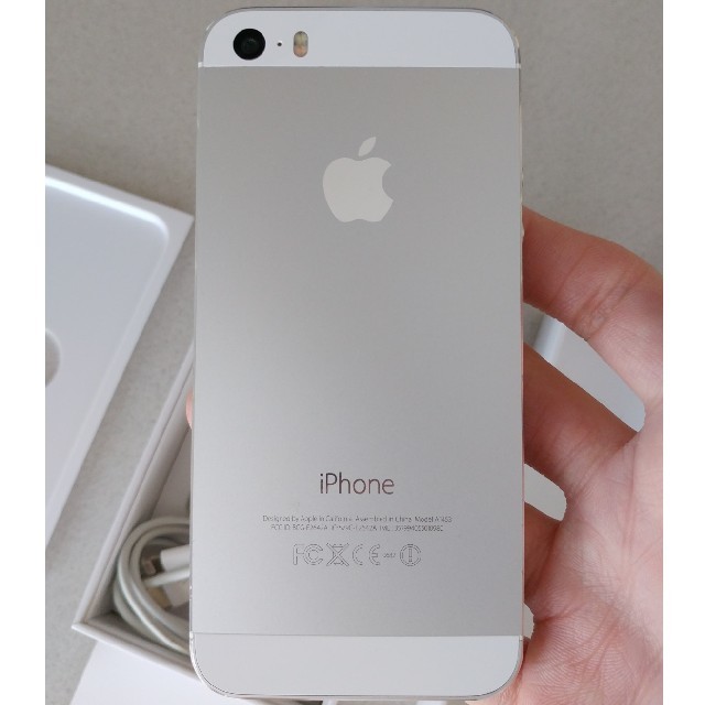iPhone 5s Silver 64 GB Softbank