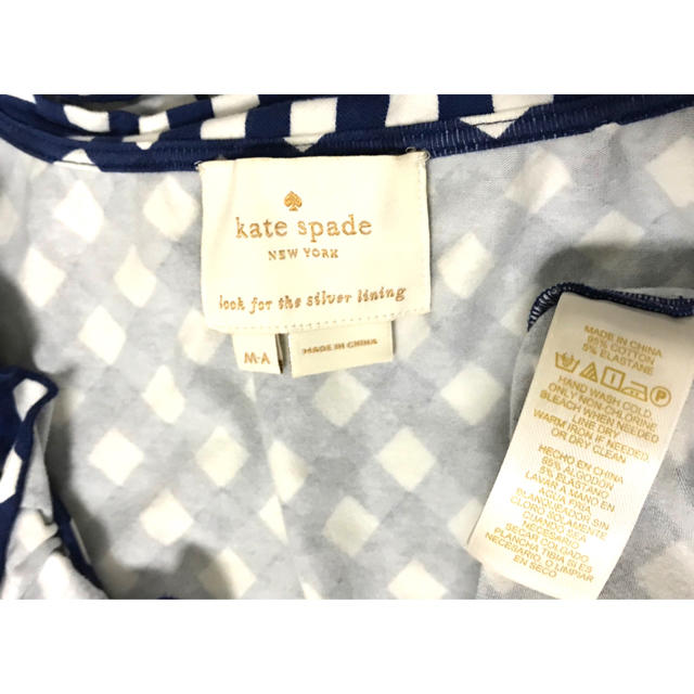 kate spade new york(ケイトスペードニューヨーク)のayachu-ayachu様専用】katespade ギンガム チェック フリル レディースのワンピース(ひざ丈ワンピース)の商品写真