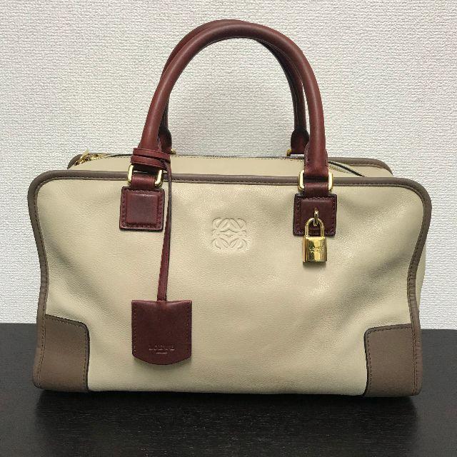 待望の再入荷! ロエベ アマソナ36 ハンドバッグ トリコロールカラー