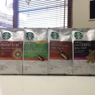 スターバックスコーヒー(Starbucks Coffee)の【スターバックス】レギュラーコーヒー4種セット(中挽き)☘️お値下げしました！(コーヒー)