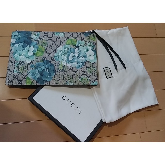 Gucci(グッチ)のGUCCI　GGブルームスクラッチバッグ411416 メンズのバッグ(セカンドバッグ/クラッチバッグ)の商品写真