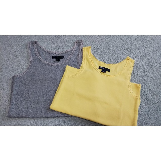 GAP Kids(ギャップキッズ)の【2枚セット】GAP Kids  ガールズタンクトップ キッズ/ベビー/マタニティのキッズ服女の子用(90cm~)(Tシャツ/カットソー)の商品写真