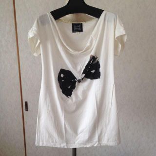 シンシアローリー(Cynthia Rowley)のリボンプリントTシャツ(Tシャツ(半袖/袖なし))