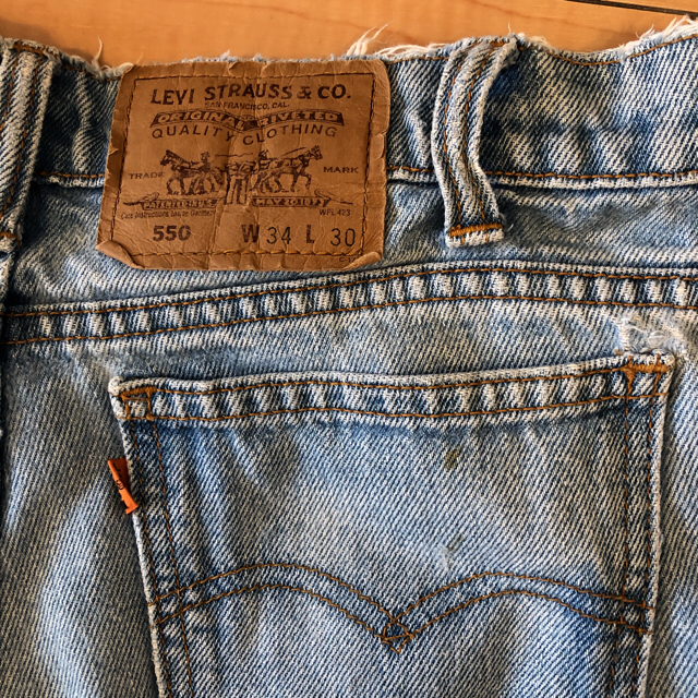 Levi's - 希少 90s ビンテージ リーバイス 550 ルーズ ワイド バギー ...