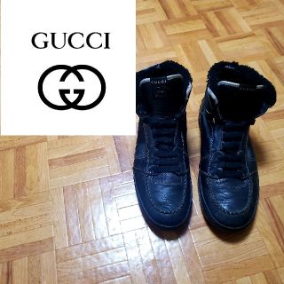 グッチ(Gucci)のグッチ　ハイカット　スニーカー　パイソン(スニーカー)