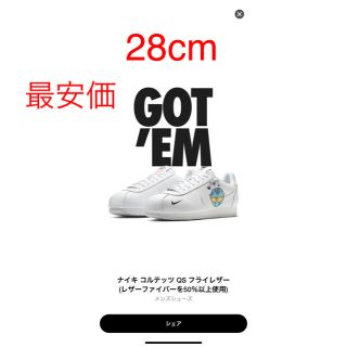 ナイキ(NIKE)の(早い者勝ち) コルテッツ earth day collection 28cm(スニーカー)