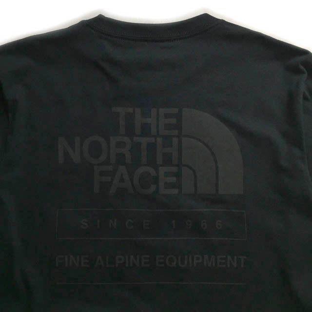 THE NORTH FACE(ザノースフェイス)のノースフェイス 長袖Tシャツ 1966 バックプリント(XXL)黒 180902 メンズのトップス(Tシャツ/カットソー(七分/長袖))の商品写真