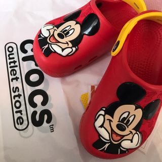 クロックス(crocs)のミッキー  クロックス レア(スリッポン)