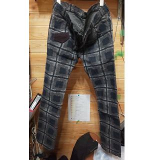 シャリーフ(SHAREEF)のshareef skinny denim ローマ数字 チェック(デニム/ジーンズ)