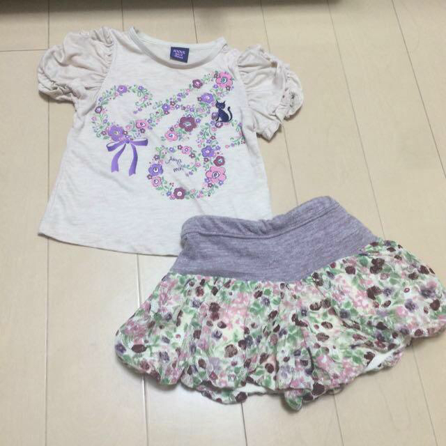 ANNA SUI(アナスイ)のアナスイミニTシャツ80 キッズ/ベビー/マタニティのベビー服(~85cm)(Ｔシャツ)の商品写真