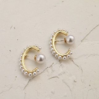 ローズバッド(ROSE BUD)のimport pearl stud pierce #191(ピアス)