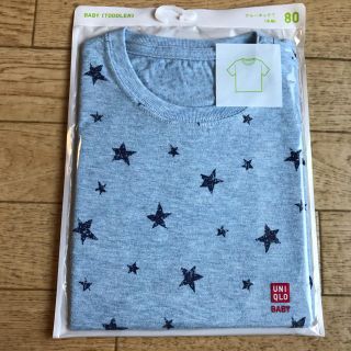 ユニクロ(UNIQLO)のクルーネックＴ 半袖 80(Ｔシャツ)