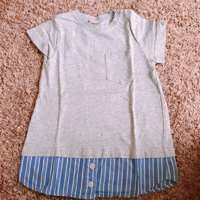 petit main(プティマイン)のプティマイン  ワンピース 90 キッズ/ベビー/マタニティのキッズ服女の子用(90cm~)(ワンピース)の商品写真