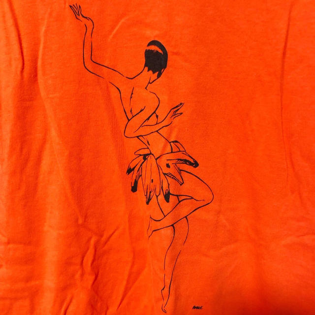 AWAKE(アウェイク)の希少❗️AWAKE NY アウェイク Tシャツ supreme オレンジ S メンズのトップス(Tシャツ/カットソー(半袖/袖なし))の商品写真
