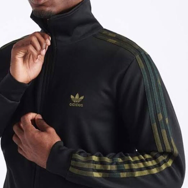 大人気❗️adidas アディダス カモフラージュ トラックジャケット 黒