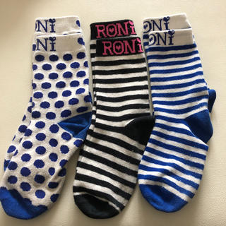 ロニィ(RONI)の☆RONI靴下  3足セット Ｌ（19〜21）(靴下/タイツ)