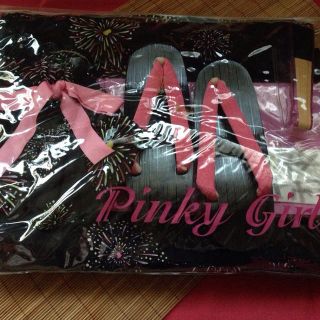 ピンキーガールズ(PinkyGirls)の未着用 pinky girls浴衣セット(浴衣)