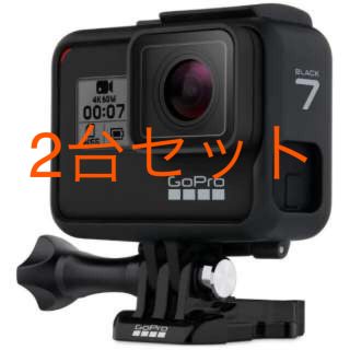 ゴープロ(GoPro)のGo PRO HERO7 ブラック CHDHX-701-FW 2台セット(ビデオカメラ)