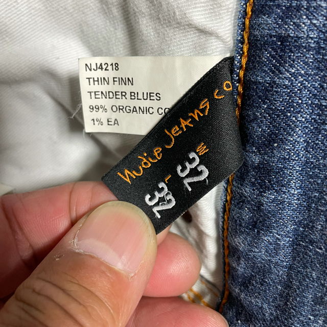 Nudie Jeans(ヌーディジーンズ)のヌーディージーンズ☆シンフィン【w32】 メンズのパンツ(デニム/ジーンズ)の商品写真