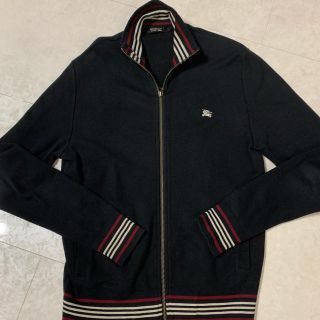 バーバリーブラックレーベル(BURBERRY BLACK LABEL)のバーバリーブラックレーベル 薄手ジップパーカー 極美品(パーカー)