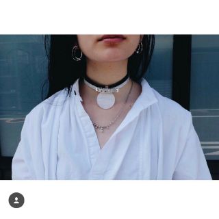 マザー(mother)のVTOPIA FULLMOON CHOKER 白 未使用品(ネックレス)