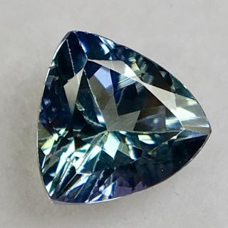 息をのむほどの美しさ 0.8ct UP 天然 非加熱 タンザナイト ルース(リング(指輪))