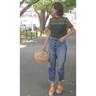 ザラ(ZARA)のZARAレーストップス(カットソー(半袖/袖なし))