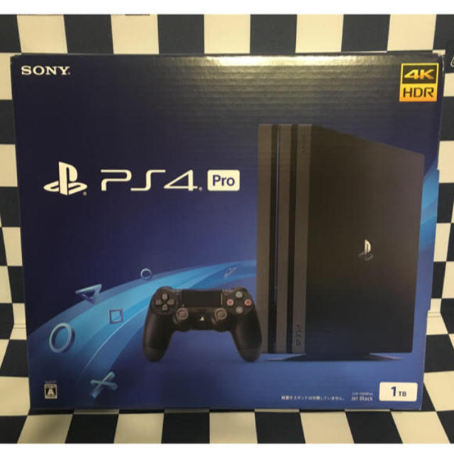 エンタメ/ホビーPS4 Pro 1TB CUH-7200BB01 本体 新品