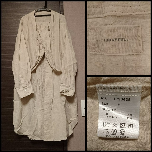 TODAYFUL(トゥデイフル)のTODAYFUL ベルテッドシャツガウン レディースのトップス(シャツ/ブラウス(長袖/七分))の商品写真