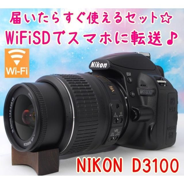 極上美品】簡単操作ガイドで初心者におすすめ！ニコンD3100☆彡