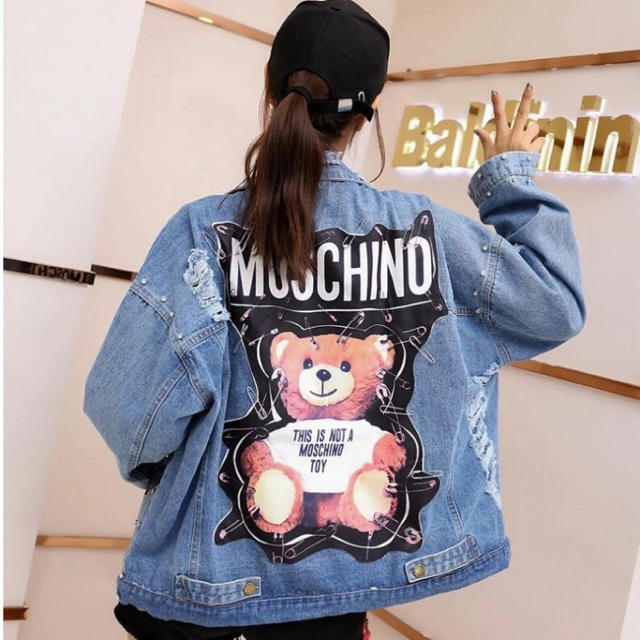 MOSCHINO(モスキーノ)のクマデニムG レディースのジャケット/アウター(Gジャン/デニムジャケット)の商品写真