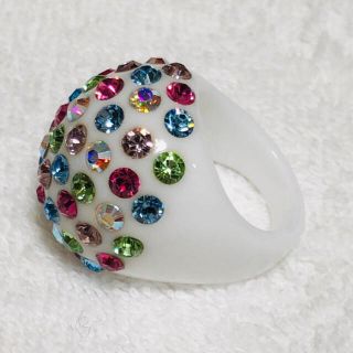 スワロフスキー(SWAROVSKI)のスワロフスキー☆マルチカラーリング(リング(指輪))