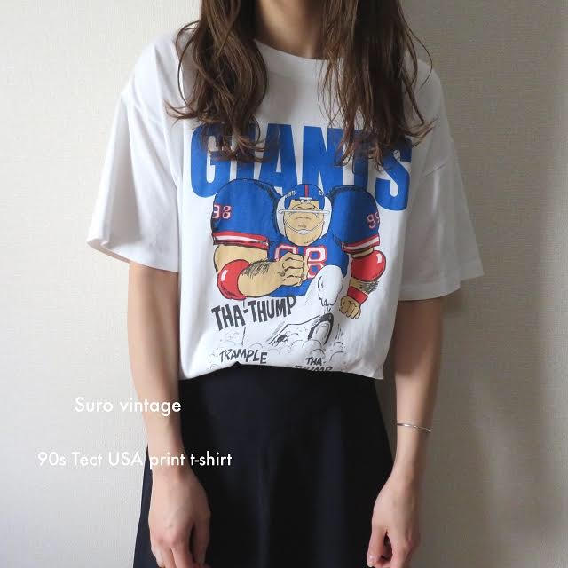 90s Tect プリント tシャツ USA製  レディース vintage