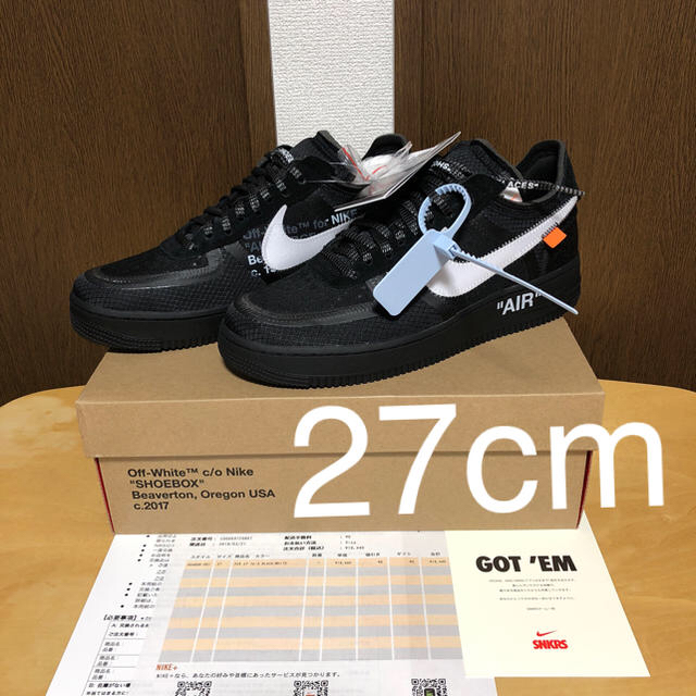 THE 10 NIKE AIR FORCE 1 27cm