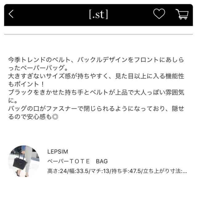 LEPSIM(レプシィム)のレプシムペーパートートバック レディースのバッグ(かごバッグ/ストローバッグ)の商品写真