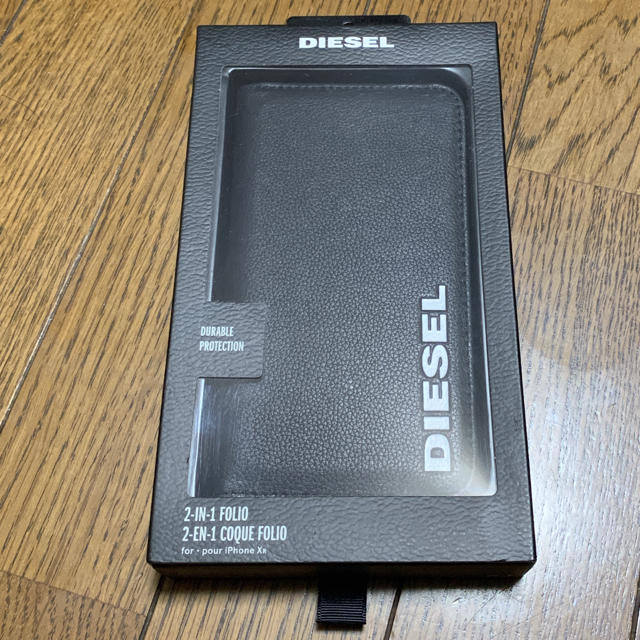 【新品】DIESEL ディーゼル iphone XR フルレザーケース