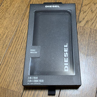 ディーゼル(DIESEL)の【新品】DIESEL ディーゼル iphone XR フルレザーケース(iPhoneケース)