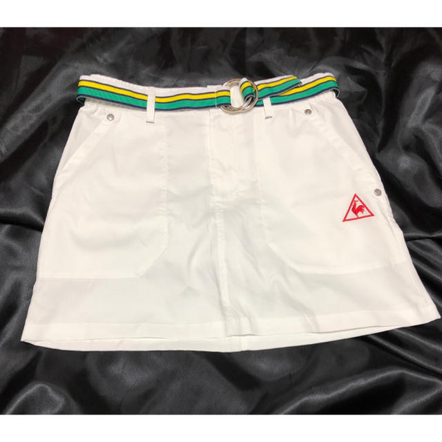 le coq sportif(ルコックスポルティフ)のルコックスポルティフ ゴルフコレクション ホワイトスカート 送料込み スポーツ/アウトドアのゴルフ(ウエア)の商品写真