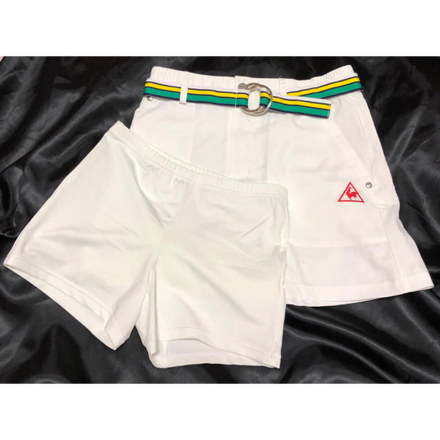 le coq sportif(ルコックスポルティフ)のルコックスポルティフ ゴルフコレクション ホワイトスカート 送料込み スポーツ/アウトドアのゴルフ(ウエア)の商品写真