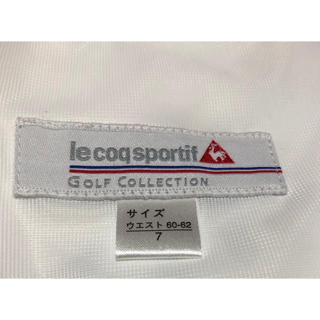 le coq sportif(ルコックスポルティフ)のルコックスポルティフ ゴルフコレクション ホワイトスカート 送料込み スポーツ/アウトドアのゴルフ(ウエア)の商品写真