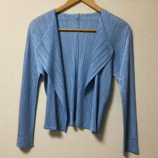 PLEATS PLEASE ISSEY MIYAKE - プリーツプリーズ カーディガン スカイ