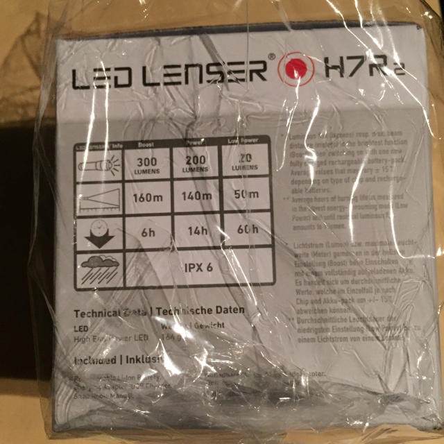 LEDLENSER(レッドレンザー)の最終値下げ レッドレンザー H7R2 スポーツ/アウトドアのアウトドア(ライト/ランタン)の商品写真