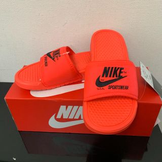 ナイキ(NIKE)のNIKE ナイキ BENASSI JDI ベナッシ 24cm クリムゾン(サンダル)