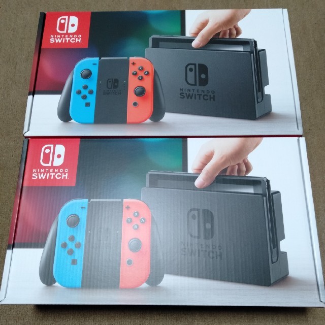 nintendoswitch（ネオンカラー）×２台・新品未使用！