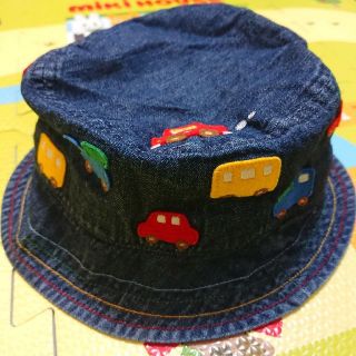 ミキハウス(mikihouse)の美品☆プッチーくん ドライブ ハット☆ミキハウス(帽子)