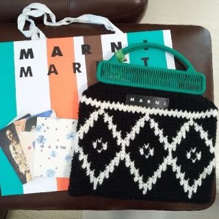 マルニ(Marni)の新品 完売 MARNI クロシェバッグ マルニマーケット ハンモックバッグ(ハンドバッグ)