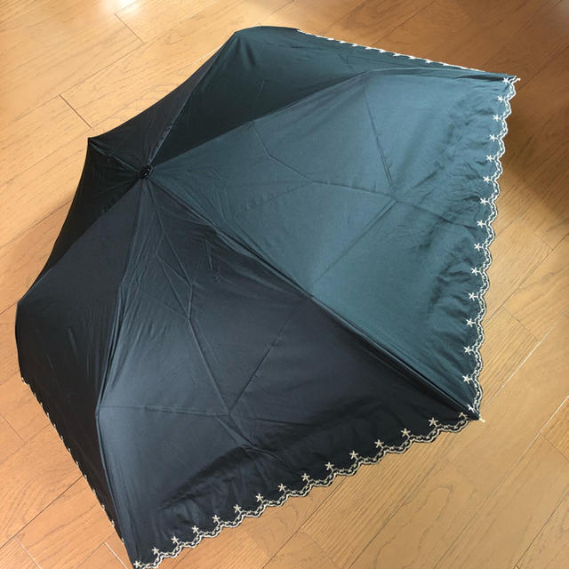 WPC折リたたみ傘 晴雨兼用 3本セット レディースのファッション小物(傘)の商品写真